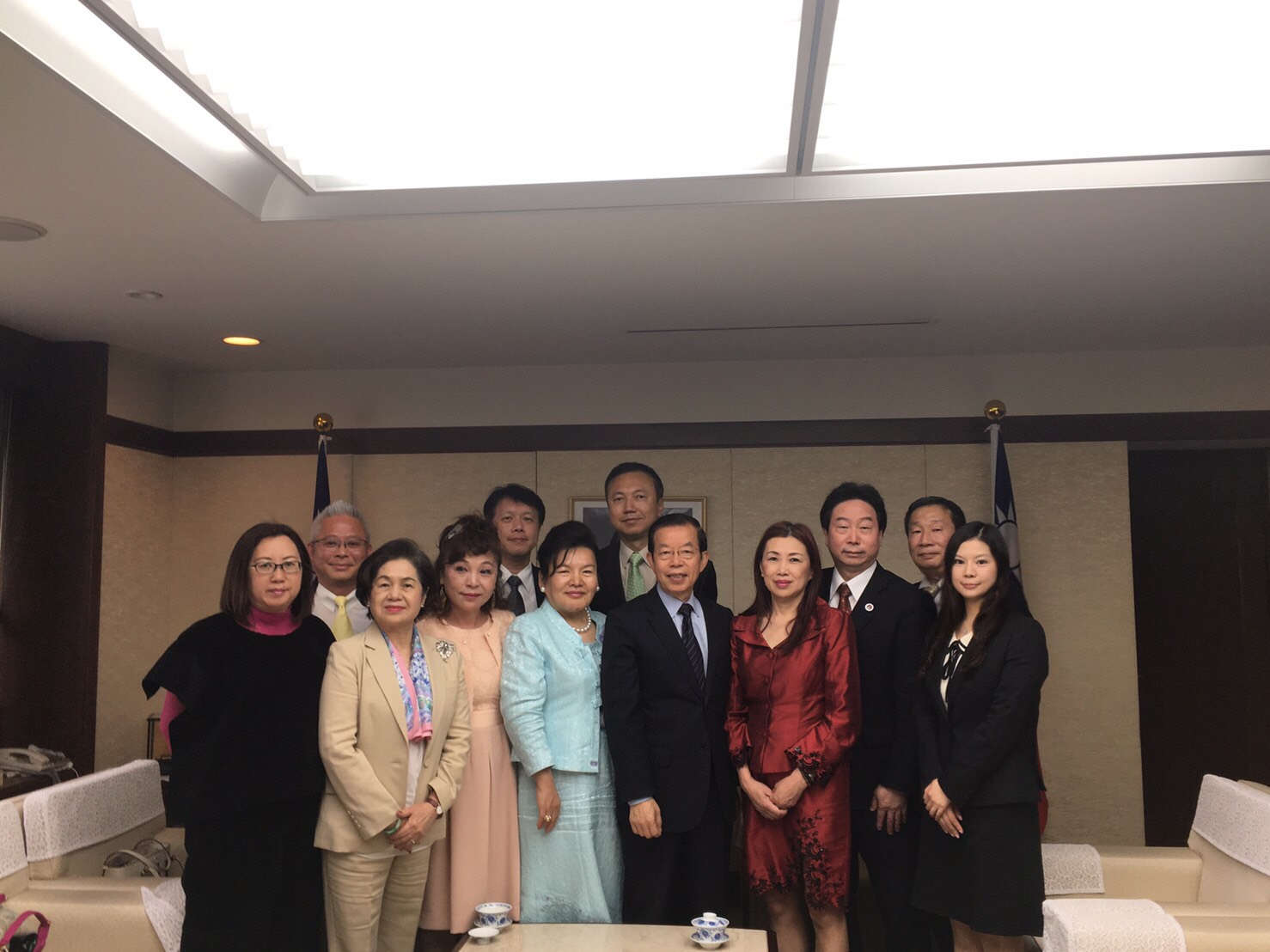 日本台湾商会聯合総会駐日台北経済文化代表処表敬訪問